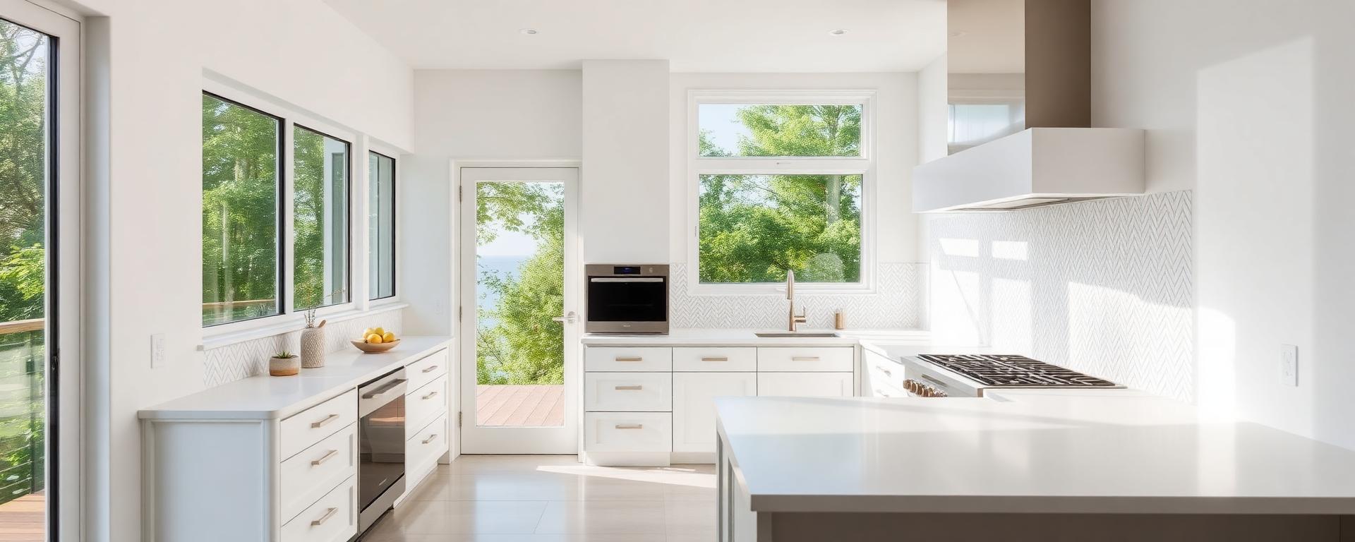 Bright modern kitchen